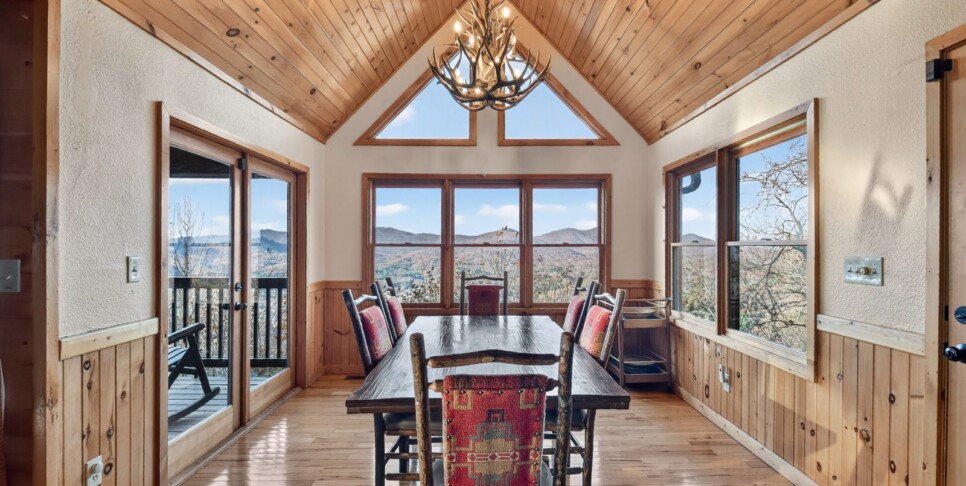 blue ridge amazing mountain view kitchen