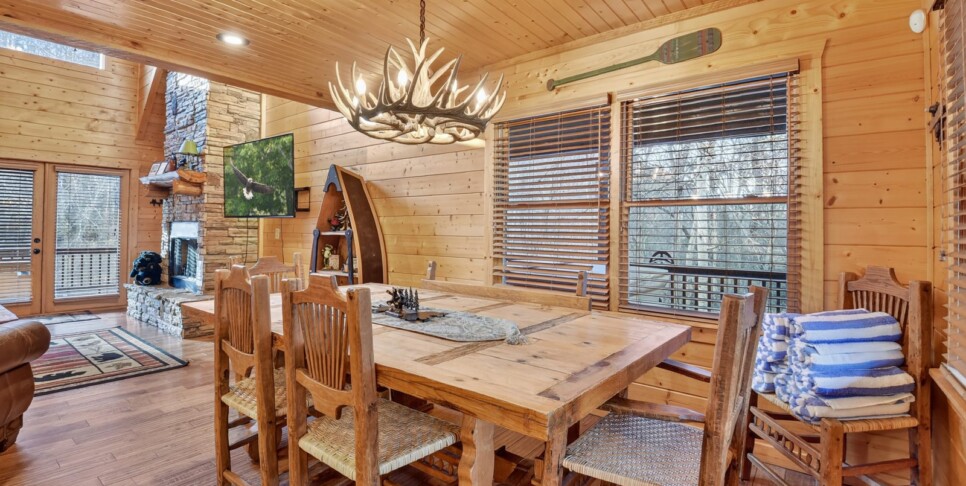 blue ridge astounding river view kitchen