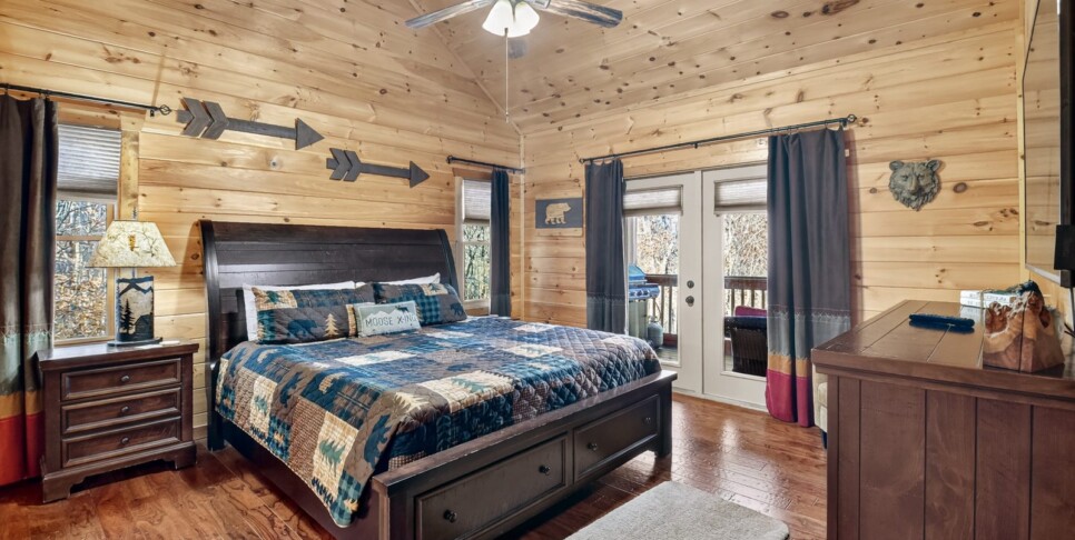 blue ridge awe inspiring mountain view bedroom