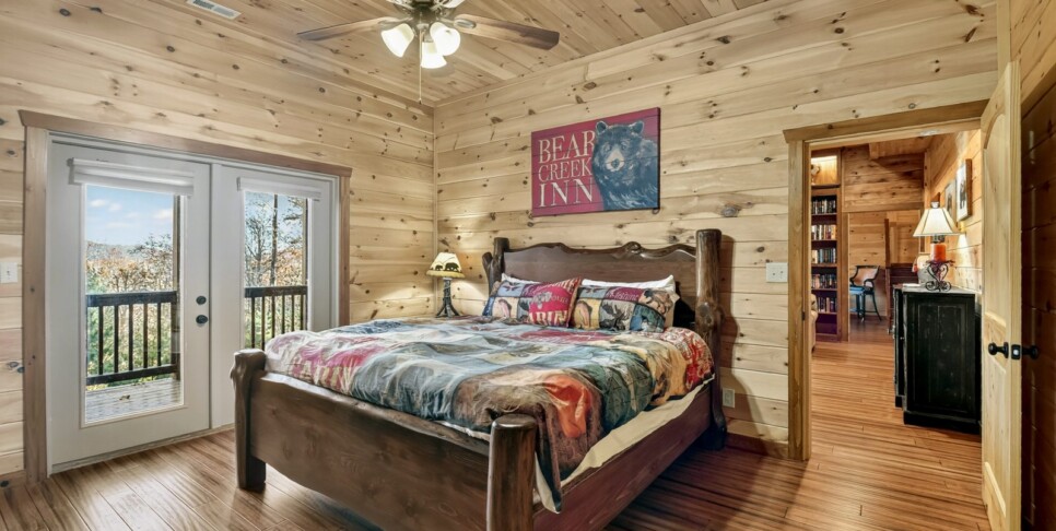 blue ridge awe inspiring mountain view bedroom