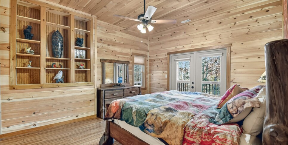 blue ridge awe inspiring mountain view bedroom