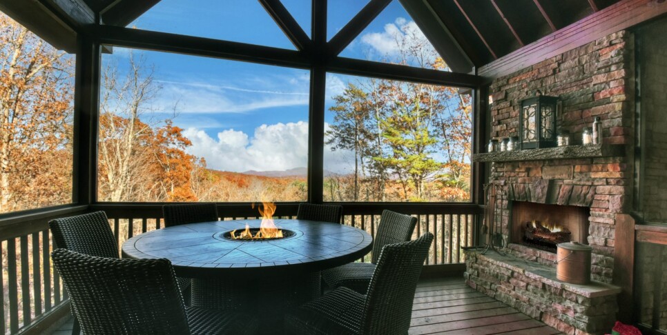 blue ridge awe inspiring mountain view exterior