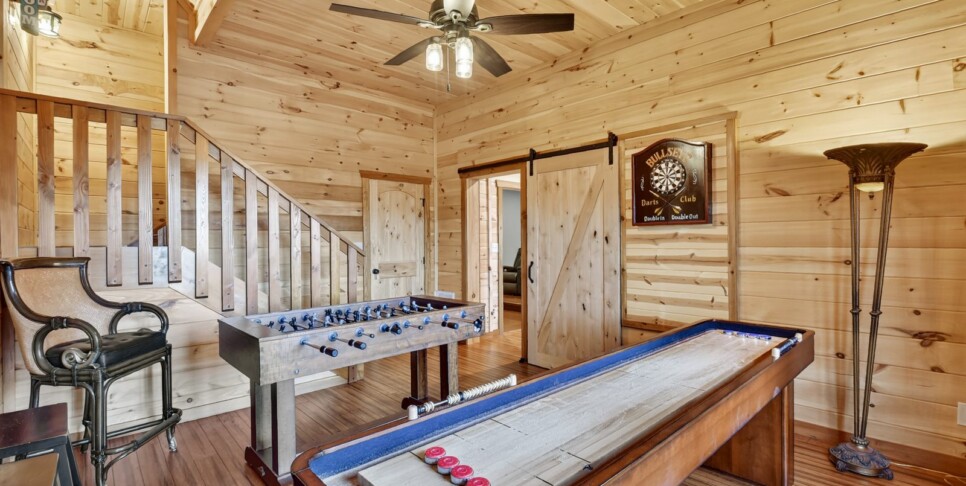 blue ridge awe inspiring mountain view rec room