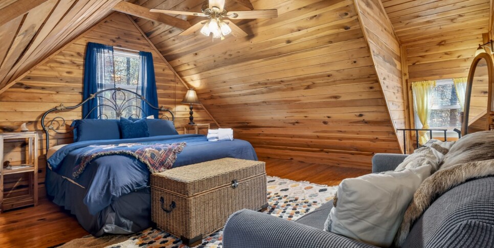 blue ridge serenity woods bedroom