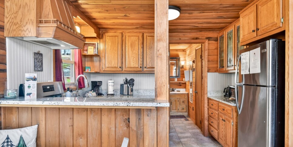 blue ridge serenity woods kitchen