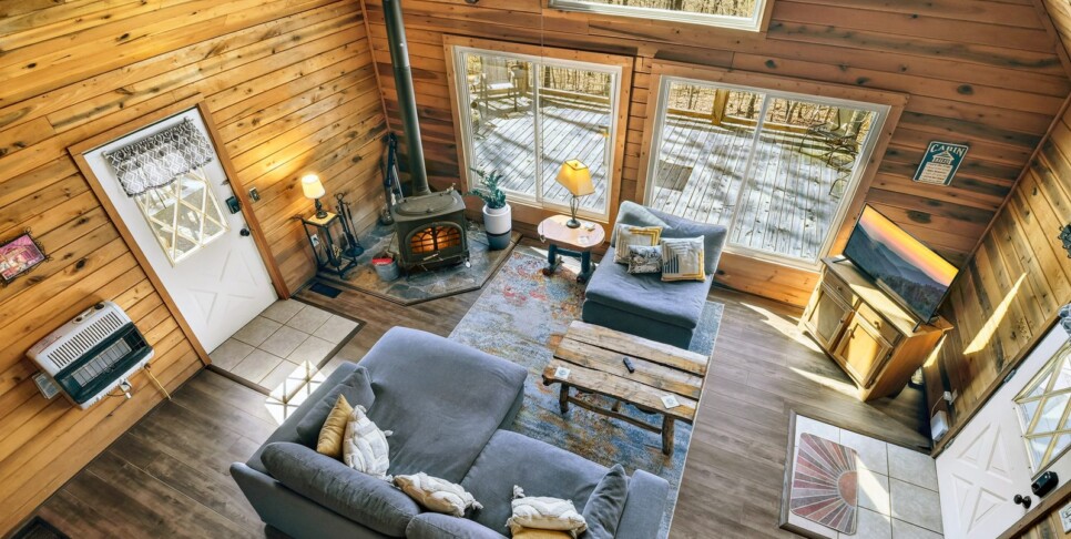 blue ridge serenity woods living room