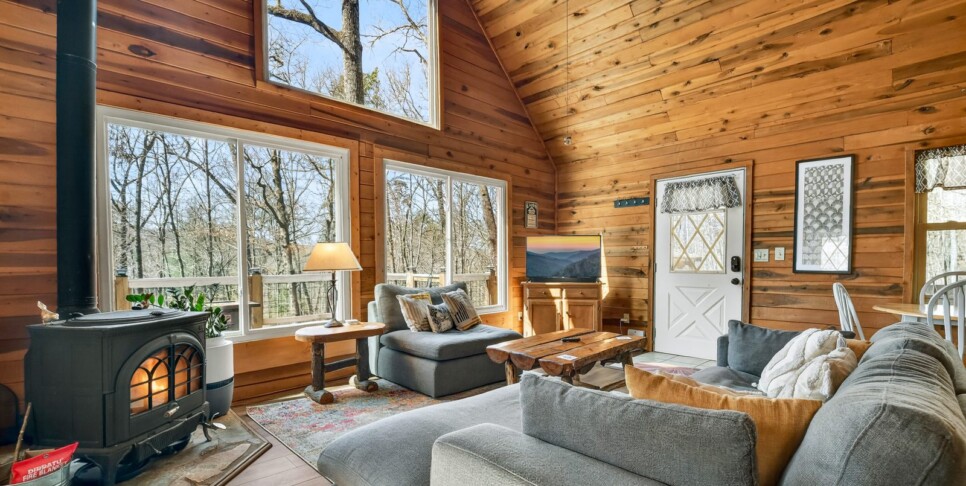 blue ridge serenity woods living room