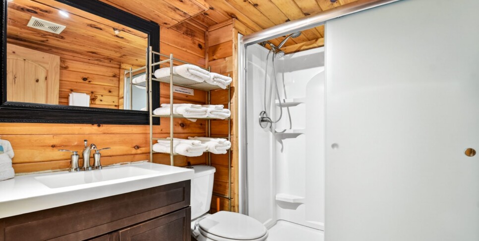 blue ridge wolfpack lodge bathroom