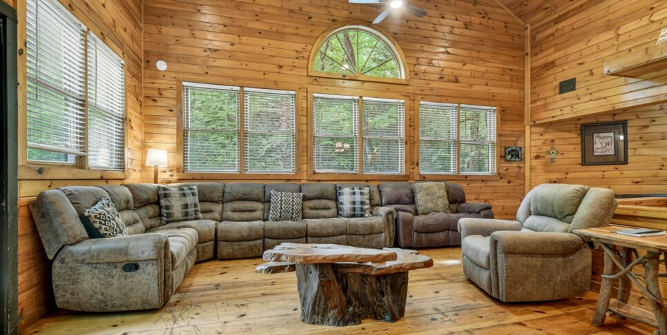 blue ridge wolfpack lodge living room