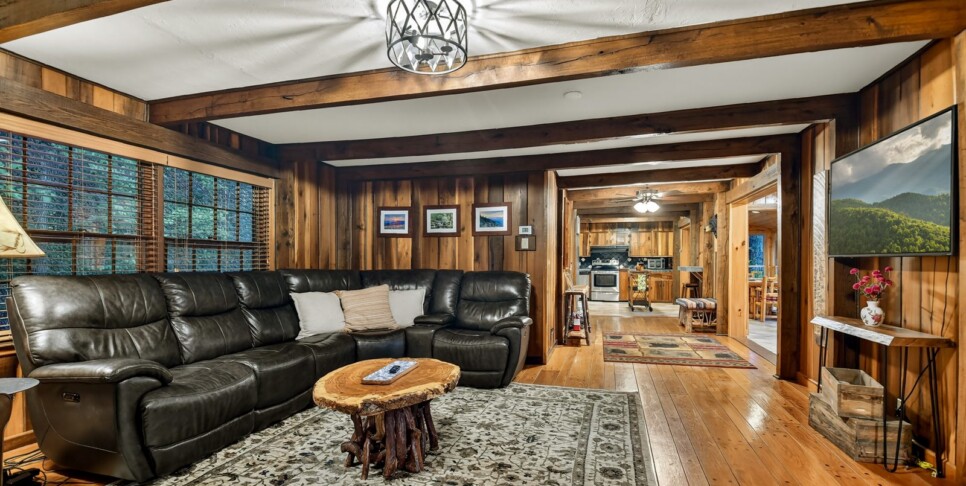 blue ridge riversong on the toccoa living room