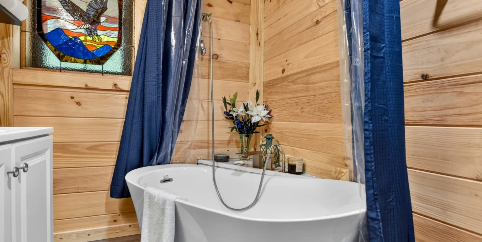 Blue Ridge Chestnut Bearcation Bathroom