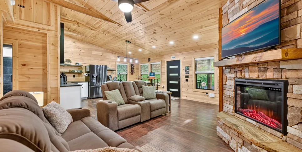 Ellijay The Goathouse Living Room