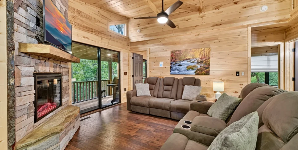 Ellijay The Goathouse Living Room