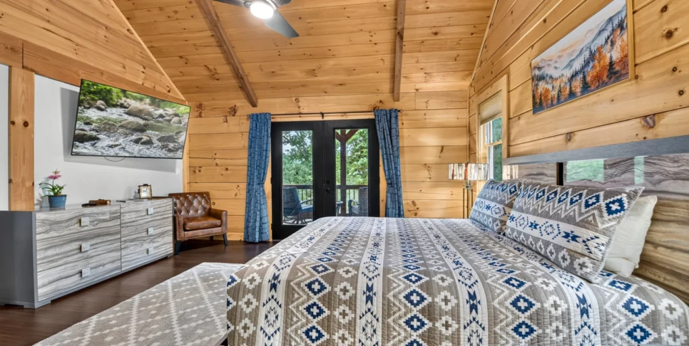 Blue Ridge Retreat On Wolf Creek Bedroom
