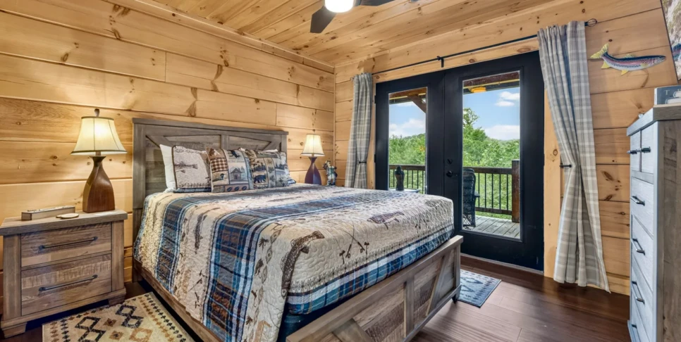 Blue Ridge Retreat On Wolf Creek Bedroom