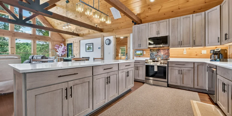 Blue Ridge Retreat On Wolf Creek Kitchen