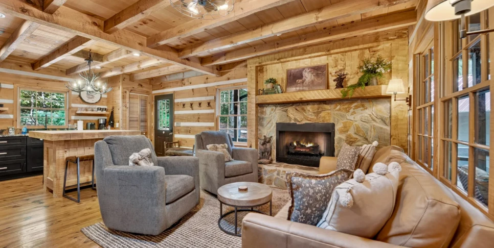 Blue Ridge Deer Haven Living Room