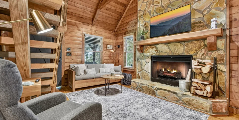 Blue Ridge Piney Mountain Perch Living Room